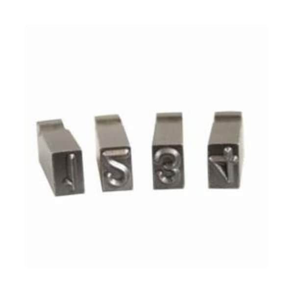 C.H. Hanson Number Stamp Set, 9Piece, Character 0 To 9, 38 In Character Height, Alloy Steel, 27639 27639 - main